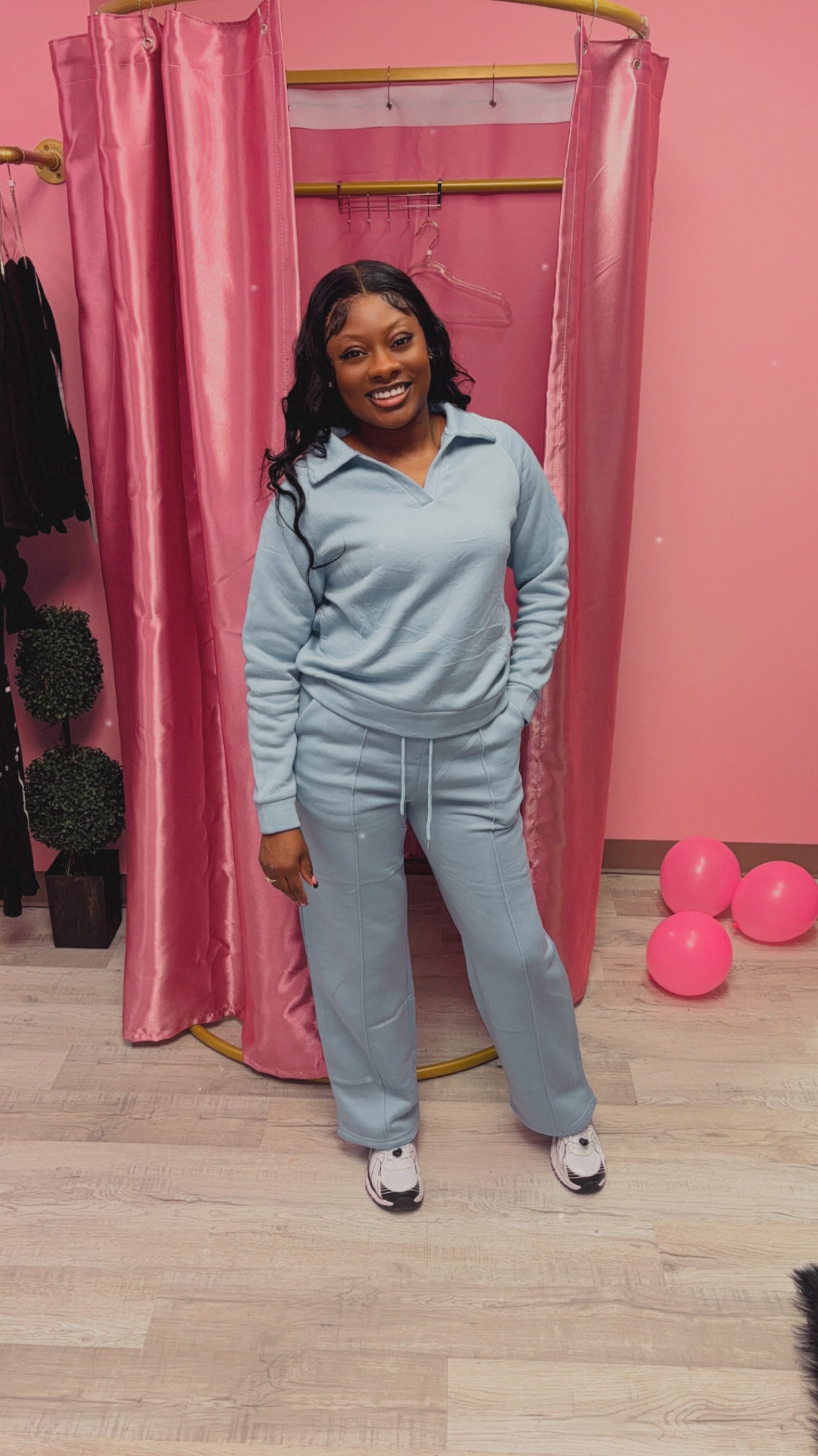 Baby Blue Jogging Suit
